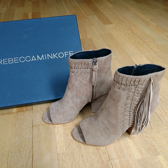 Rebecca Minkoff Shoes - New Rebecca Minkoff booties fringe suede
